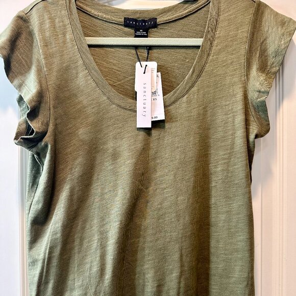 Sanctuary West Side Tee - Mossy Green - XS - Picture 6 of 6